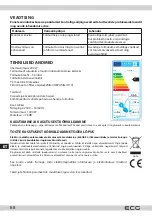 Предварительный просмотр 68 страницы ECG 8592131305526 Instruction Manual