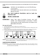 Preview for 33 page of ECG 8592131306486 Instruction Manual