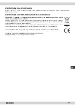 Предварительный просмотр 77 страницы ECG 8592131306493 Instruction Manual