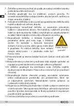 Предварительный просмотр 10 страницы ECG 8592131306967 Instruction Manual