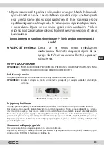 Предварительный просмотр 39 страницы ECG 8592131306967 Instruction Manual