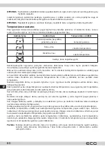 Предварительный просмотр 60 страницы ECG 8592131306967 Instruction Manual