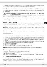 Предварительный просмотр 37 страницы ECG AC 3010 C Instruction Manual