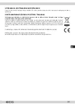 Предварительный просмотр 51 страницы ECG AC 3010 C Instruction Manual