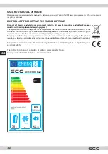 Предварительный просмотр 42 страницы ECG AC 3020 HC Dual Instruction Manual