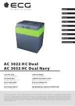 ECG AC 3022 HC Dual Instruction Manual preview