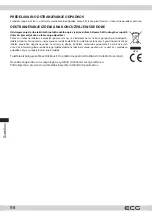 Предварительный просмотр 98 страницы ECG AF 3500 Instruction Manual