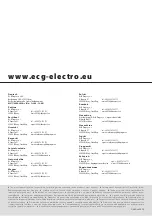 Предварительный просмотр 128 страницы ECG AF 3500 Instruction Manual