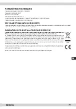 Предварительный просмотр 79 страницы ECG AH D501T Instruction Manual