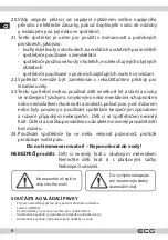 Предварительный просмотр 6 страницы ECG AH M351 Instruction Manual