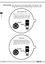 Предварительный просмотр 42 страницы ECG AP1 Compact Pearl Instruction Manual