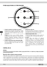 Предварительный просмотр 112 страницы ECG AP1 Compact Pearl Instruction Manual