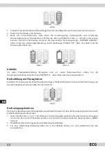 Предварительный просмотр 22 страницы ECG BD 25 Instruction Manual