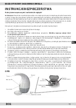 Предварительный просмотр 11 страницы ECG BD 33 Instruction Manual