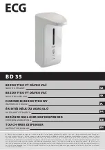 Preview for 1 page of ECG BD 35 Instruction Manual