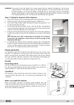 Предварительный просмотр 31 страницы ECG BD 35 Instruction Manual