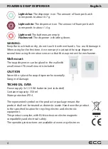 Preview for 4 page of ECG BD 351 Foam Instruction Manual