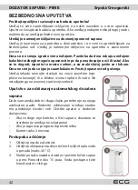 Предварительный просмотр 42 страницы ECG BD 351 Foam Instruction Manual