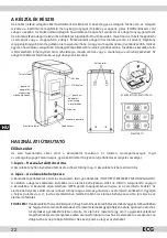 Предварительный просмотр 22 страницы ECG BD 50 Instruction Manual