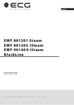 Preview for 1 page of ECG BlackLine EWF 801201 Steam Instruction Manual