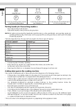 Preview for 14 page of ECG BlackLine EWF 801201 Steam Instruction Manual