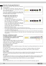 Preview for 16 page of ECG BlackLine EWF 801201 Steam Instruction Manual