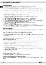 Preview for 4 page of ECG BT 003 W Instruction Manual