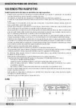 Предварительный просмотр 45 страницы ECG BTS Elysium M1 Black Instruction Manual, Safety Instructions, Technical Data