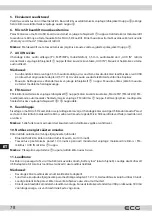 Предварительный просмотр 78 страницы ECG BTS Elysium M1 Black Instruction Manual, Safety Instructions, Technical Data