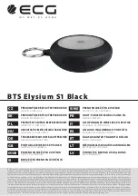 Preview for 1 page of ECG BTS Elysium S1 Black Instruction Manual