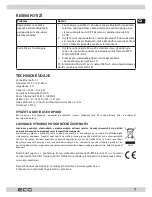 Preview for 7 page of ECG BTS Elysium X1 Black Instruction Manual