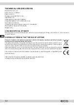 Предварительный просмотр 32 страницы ECG BTS K1 Instruction Manual