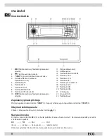 Preview for 8 page of ECG CD 110 USB Instruction Manual