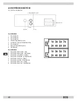 Предварительный просмотр 42 страницы ECG CD 110 USB Instruction Manual