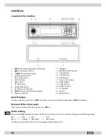 Предварительный просмотр 68 страницы ECG CD 110 USB Instruction Manual