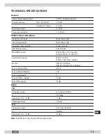 Предварительный просмотр 73 страницы ECG CD 110 USB Instruction Manual