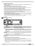 Предварительный просмотр 50 страницы ECG CD 190 BT Instruction Manual