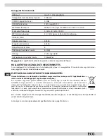 Предварительный просмотр 82 страницы ECG CD 190 BT Instruction Manual