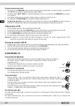 Preview for 22 page of ECG CDR 1000 U Instruction Manual