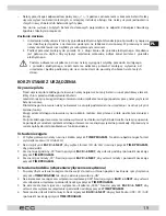 Предварительный просмотр 19 страницы ECG CDR 1000 Instruction Manual