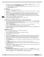 Предварительный просмотр 36 страницы ECG CDR 1000 Instruction Manual