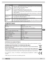 Предварительный просмотр 67 страницы ECG CDR 1000 Instruction Manual