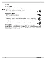 Preview for 18 page of ECG CDR 500 U Instruction Manual