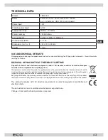 Предварительный просмотр 43 страницы ECG CDR 500 U Instruction Manual