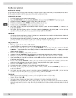 Предварительный просмотр 14 страницы ECG CDR 777 USB BLACK/WHITE Instruction Manual