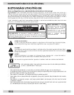 Preview for 27 page of ECG CDR 777 USB BLACK/WHITE Instruction Manual