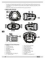 Preview for 28 page of ECG CDR 777 USB BLACK/WHITE Instruction Manual