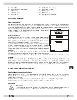 Preview for 37 page of ECG CDR 777 USB BLACK/WHITE Instruction Manual