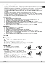 Preview for 9 page of ECG CDR 888 USB Instruction Manual