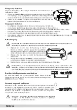 Предварительный просмотр 43 страницы ECG CDR 888 USB Instruction Manual